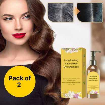 Japanese Long Lasting Natural Hair Dye Shampoo (🔥Buy 1 Get 1 Free🔥)