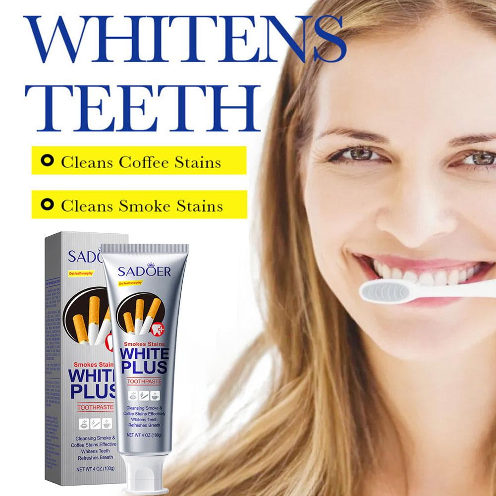 Herbals Sparkling White Plus Toothpaste, Gentle whitening and enamel protection, [Pack of 2]