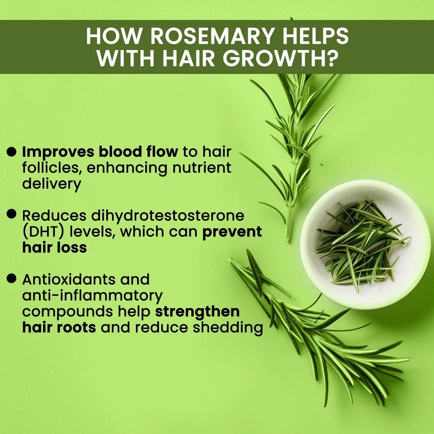 Buy 1 Get 2 Free Rosemary Water, Hair Spray For Regrowth