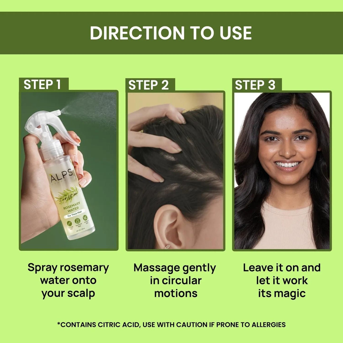 Buy 1 Get 2 Free Rosemary Water, Hair Spray For Regrowth