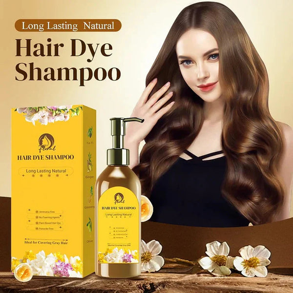 Japanese Long Lasting Natural Hair Dye Shampoo (🔥Buy 1 Get 1 Free🔥)